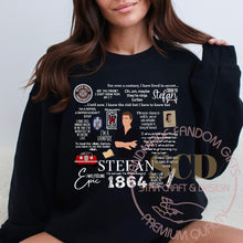 Load image into Gallery viewer, Stefan Salvatore Sweatshirt Quotes , TVD Quotes