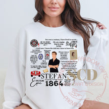 Load image into Gallery viewer, Stefan Salvatore Sweatshirt Quotes , TVD Quotes