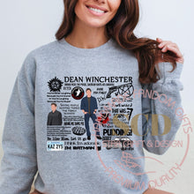 Load image into Gallery viewer, Dean Winchester Quotes Sweatshirt