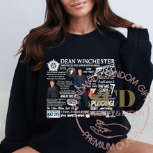 Load image into Gallery viewer, Dean Winchester Quotes Sweatshirt