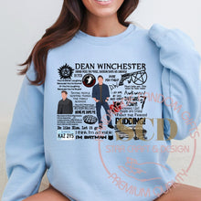 Load image into Gallery viewer, Dean Winchester Quotes Sweatshirt