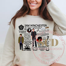 Load image into Gallery viewer, Sam Winchester Quotes Sweatshirt