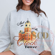 Load image into Gallery viewer, Meet Me At The Clock Tower Sweatshirt, TVD Sweatshirt