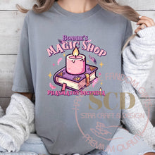 Load image into Gallery viewer, Bonnie's Magic Shop, Phasmatos Incendia T-shirt