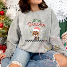 Load image into Gallery viewer, Its The Season, Christmas Sweatshirt ,Damon Salvatore Pancake, Christmas Pancake Sweatshirt