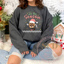 Load image into Gallery viewer, Its The Season, Christmas Sweatshirt ,Damon Salvatore Pancake, Christmas Pancake Sweatshirt
