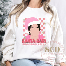 Load image into Gallery viewer, Leave Damon Salvatore Under The Tree For Me,Christmas Sweatshirt, Santa BaBy Sweater