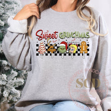Load image into Gallery viewer, Cute Christmas Sweatshirts, Sweet grinchmas Christmas Sweatshirts