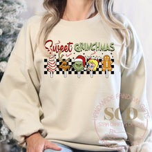 Load image into Gallery viewer, Cute Christmas Sweatshirts, Sweet grinchmas Christmas Sweatshirts