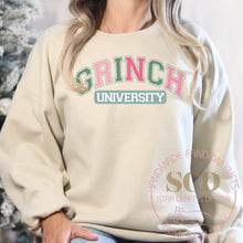 Load image into Gallery viewer, Christmas University Sweatshirt, Grinchmas Sweatshirt