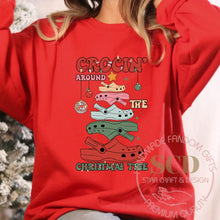 Load image into Gallery viewer, Crocin Around The Christmas Sweater, Crocin Christmas Sweatshirt