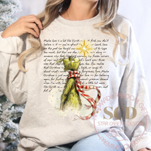 Load image into Gallery viewer, Maybe Love Is A Lot Like Christmas Sweatshirt, At First You Don't Believe In It Crewneck