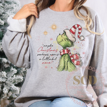 Load image into Gallery viewer, Christmas Perhaps Means A Little Bit MORE Crewneck Sweater, Family Christmas Sweatshirt