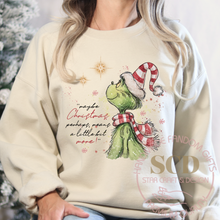 Load image into Gallery viewer, Christmas Perhaps Means A Little Bit MORE Crewneck Sweater, Family Christmas Sweatshirt