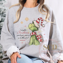 Load image into Gallery viewer, Christmas Perhaps Means A Little Bit MORE Crewneck Sweater, Family Christmas Sweatshirt