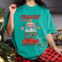 Load image into Gallery viewer, Crocin Around The Christmas Tree T-shirt, Crocin Christmas Shirt