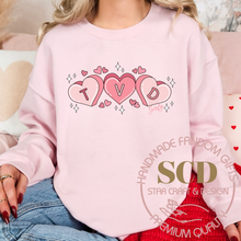 Load image into Gallery viewer, TVD Valentine Sweatshirt, The Vampire diaries