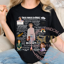 Load image into Gallery viewer, Robin Famous Quotes T-shirt, I don't Have A License I'm Poor