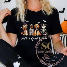 Load image into Gallery viewer, Just a Spooky Paw T-Shirt, Halloween Dog Shirt