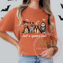 Load image into Gallery viewer, Just a Spooky Paw T-Shirt, Halloween Dog Shirt