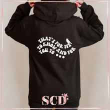 Load image into Gallery viewer, That's for me to know. and for. you to ... Damon Salvatore Inspired Hoodie