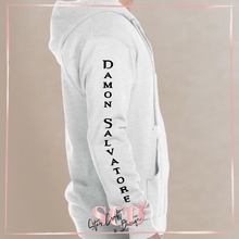Load image into Gallery viewer, Damon Salvatore Inspired Zip-Up Hoodie