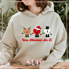 Load image into Gallery viewer, Una Navidad Sin Ti Hoodie