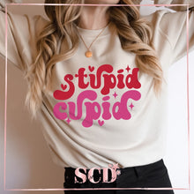 Load image into Gallery viewer, Stupid Cupid Sweatshirt
