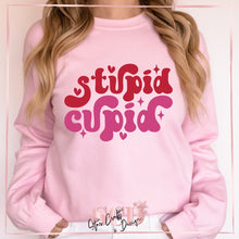 Load image into Gallery viewer, Stupid Cupid Sweatshirt
