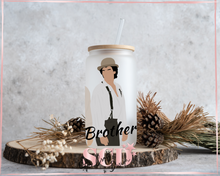 Load image into Gallery viewer, Hello Brother Frosted Glass can