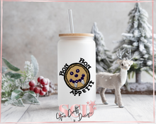 Load image into Gallery viewer, Bon Bon Appétit Frosted Can Glass Tumbler