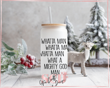 Load image into Gallery viewer, Bon Bon Appétit Frosted Can Glass Tumbler