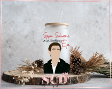 Load image into Gallery viewer, Stefan Salvatore I was feeling Epic Frosted Glass Tumbler