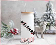 Load image into Gallery viewer, I know you are obsessed with me Damon Salvatore Frosted Glass Can Tumbler