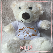 Load image into Gallery viewer, Miss Cuddles Teddy Bear