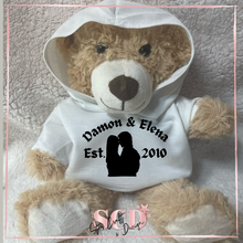 Load image into Gallery viewer, I promise Damon and Elena Teddy Bear.