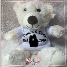 Load image into Gallery viewer, I promise Damon and Elena Teddy Bear.