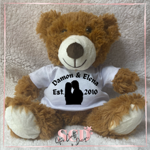 Load image into Gallery viewer, I promise Damon and Elena Teddy Bear.