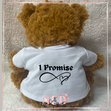 Load image into Gallery viewer, I promise Damon and Elena Teddy Bear.