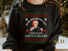 Load image into Gallery viewer, Santa&#39;s Helper Stefan Salvatore Ugly Christmas Sweatshirt
