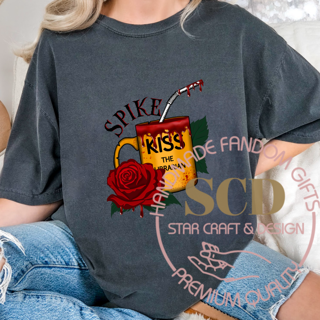 Kiss The Librarian T-shirt, Spike T-shit