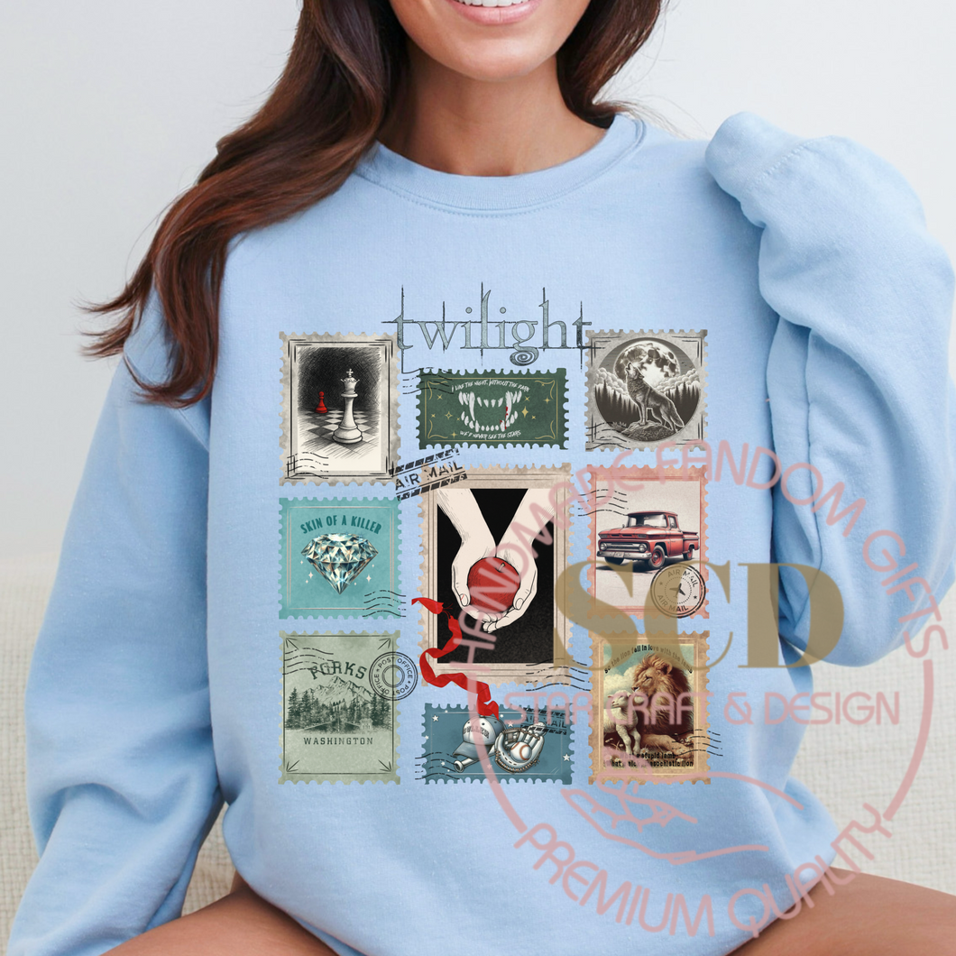 Skin Of A Killer Vintage postage stamps Sweatshirt