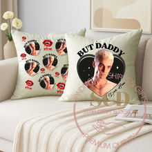Load image into Gallery viewer, Throw Pillow Covers But Daddy I love Him, Spike ,Buffy the Vampire Slayer
