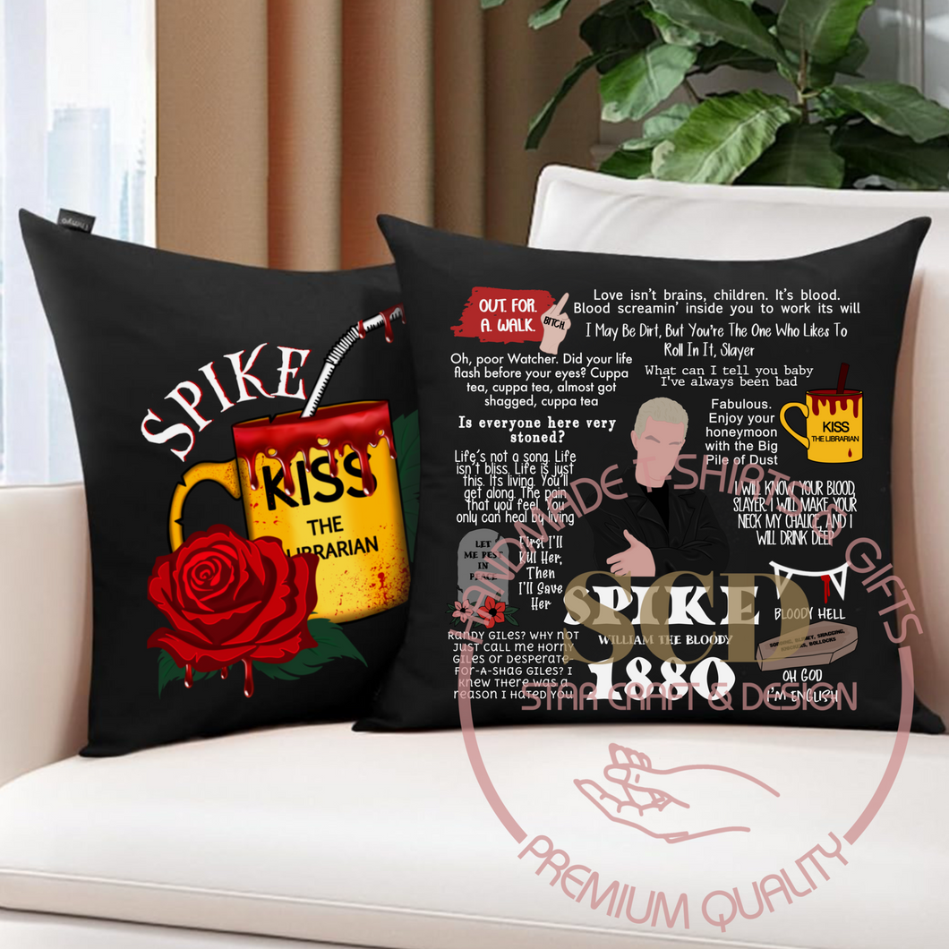 Throw Pillow Covers Spike Famous Quotes, Buffy the Vampire Slayer