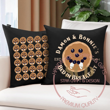 Load image into Gallery viewer, Throw Pillow Covers Damon and Bonnie&#39;s Bed In Breakfast, TVD Pancake Pillow Cover
