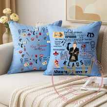 Load image into Gallery viewer, Throw Pillow Covers Klaus Quotes, The Originals, Always and Forever Pillow Cover
