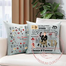 Load image into Gallery viewer, Throw Pillow Covers Klaus Quotes, The Originals, Always and Forever Pillow Cover

