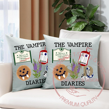 Load image into Gallery viewer, Throw Pillow Covers Blood Bag Vampire Diaries, Mystic Falls Pillow Cover

