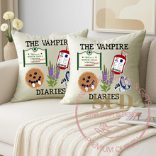 Load image into Gallery viewer, Throw Pillow Covers Blood Bag Vampire Diaries, Mystic Falls Pillow Cover
