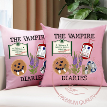 Load image into Gallery viewer, Throw Pillow Covers Blood Bag Vampire Diaries, Mystic Falls Pillow Cover
